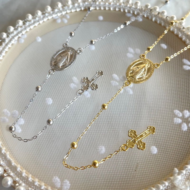 Collar Rosario Plata S925