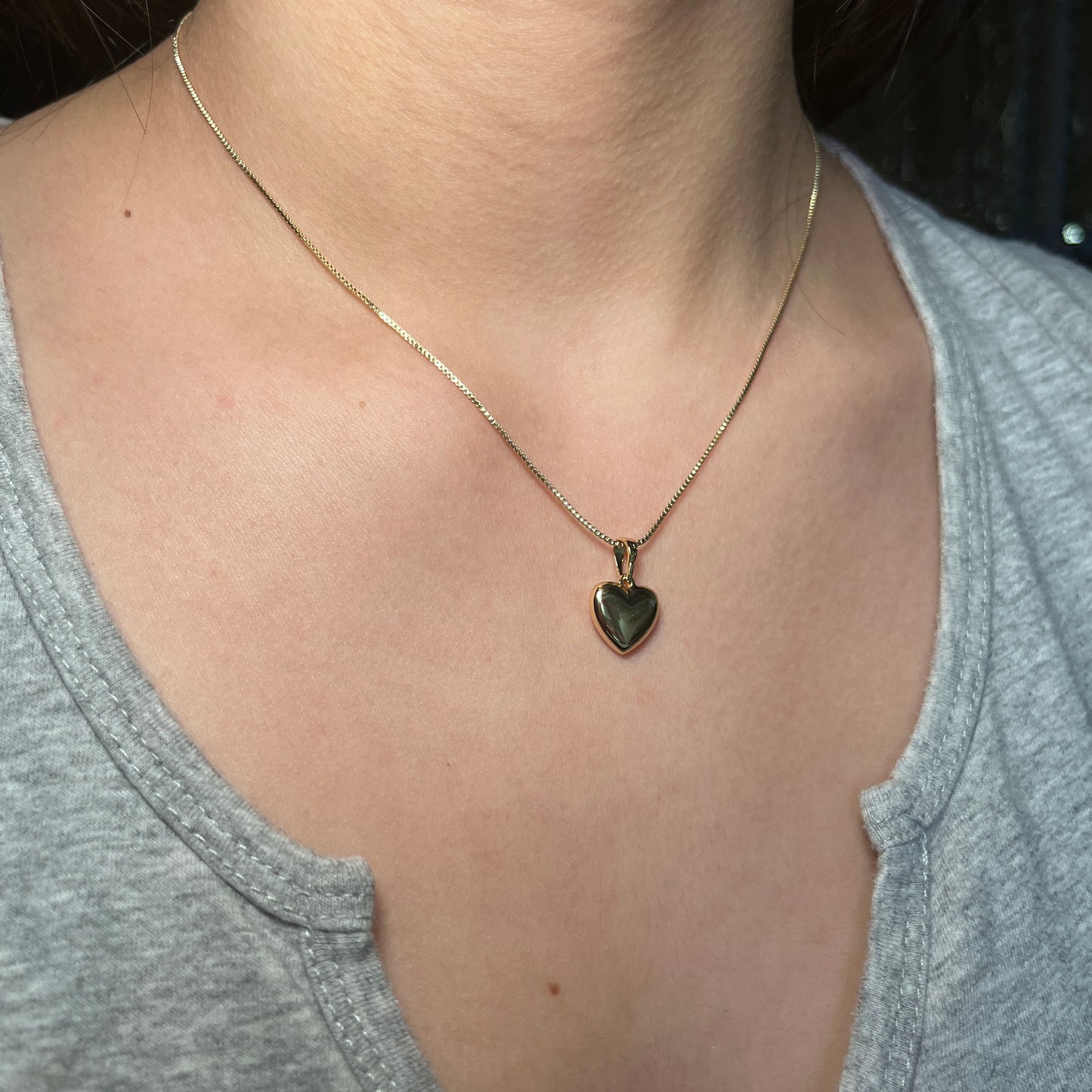 Collar de corazón de ángel