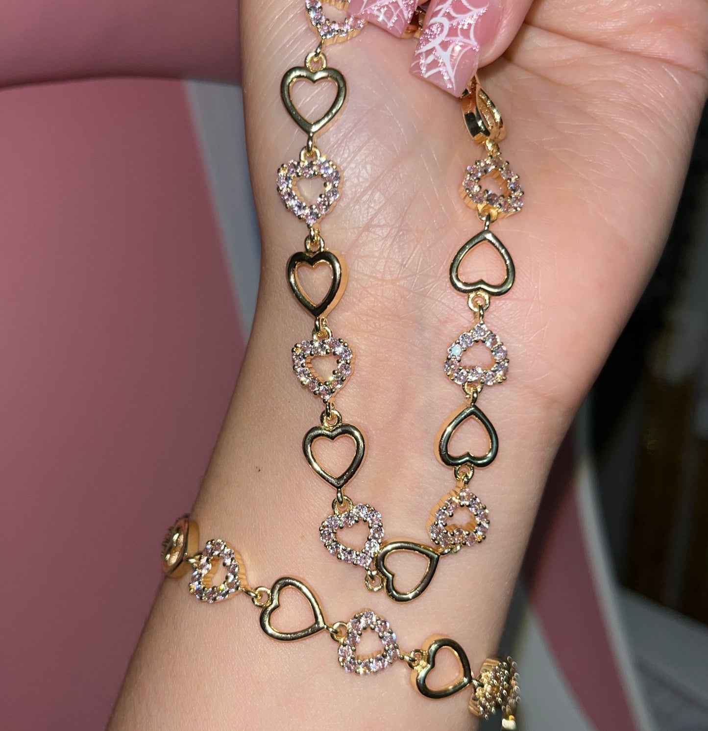 Pulseras de corazón