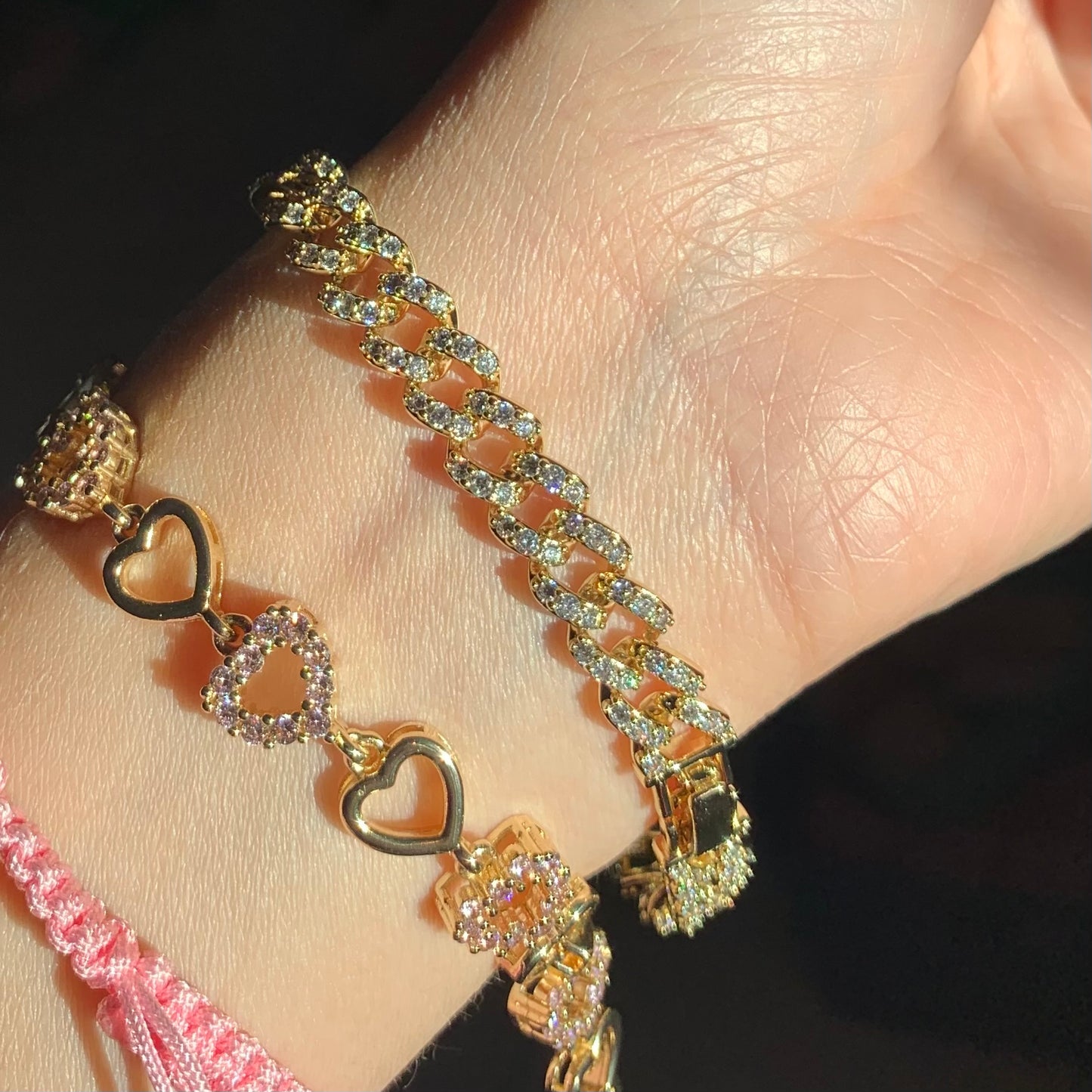 Pulsera cubana mariposa