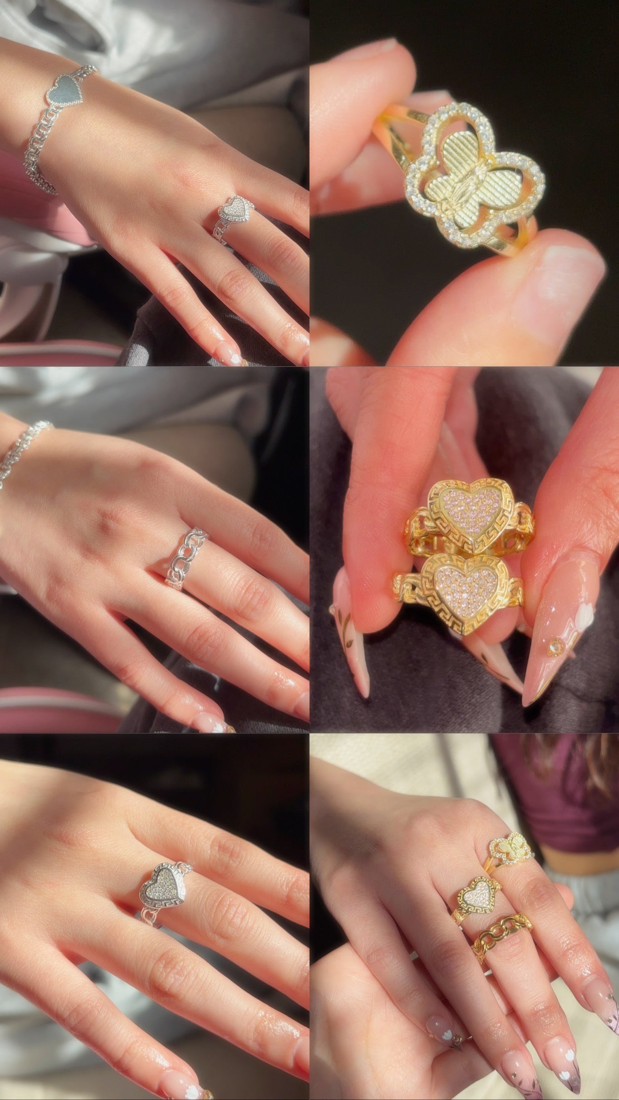 925 heart chino link bracelet