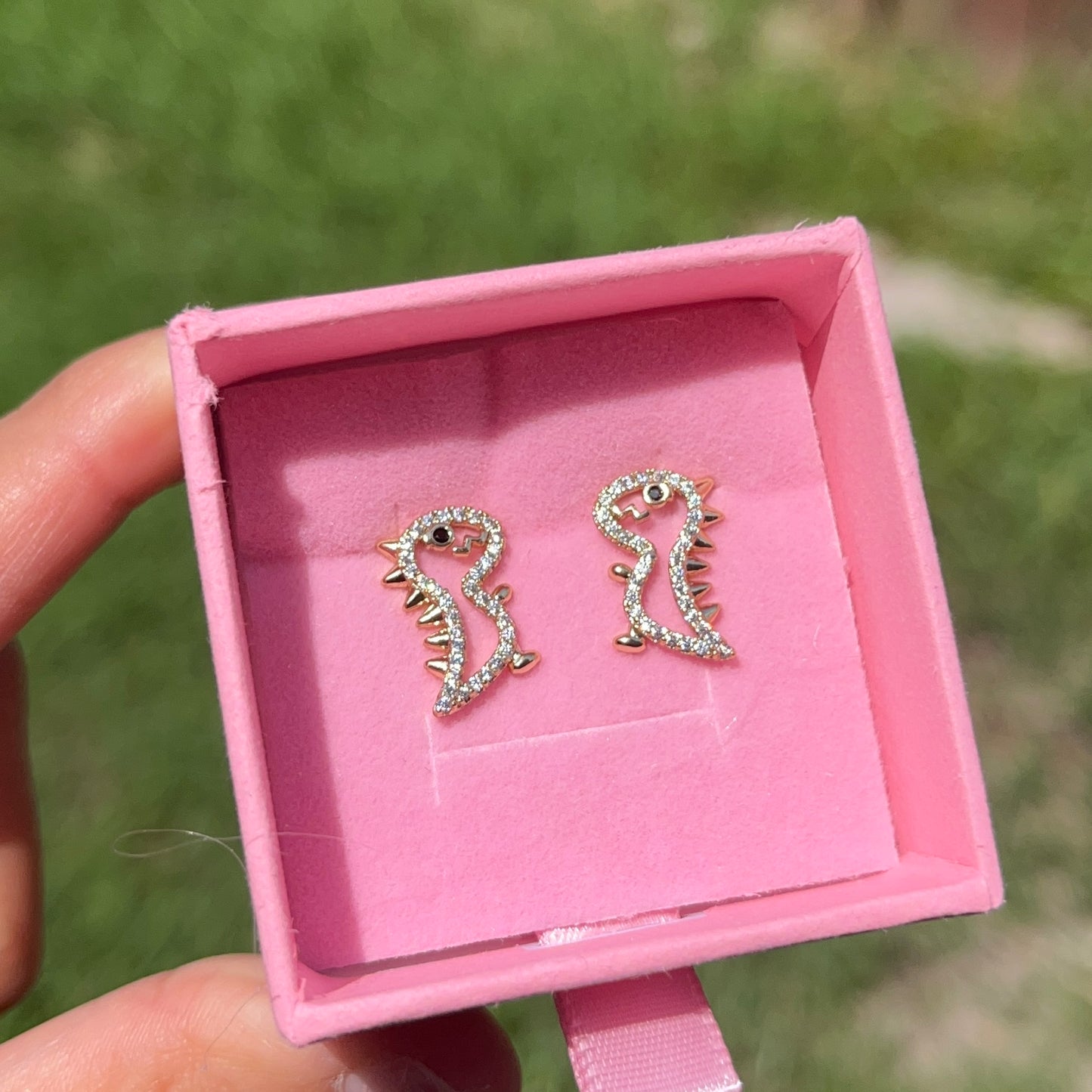 Dinosaur earrings