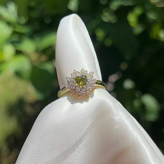 Esmeralda Heart ring