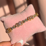 Pulsera de diamantes blancos