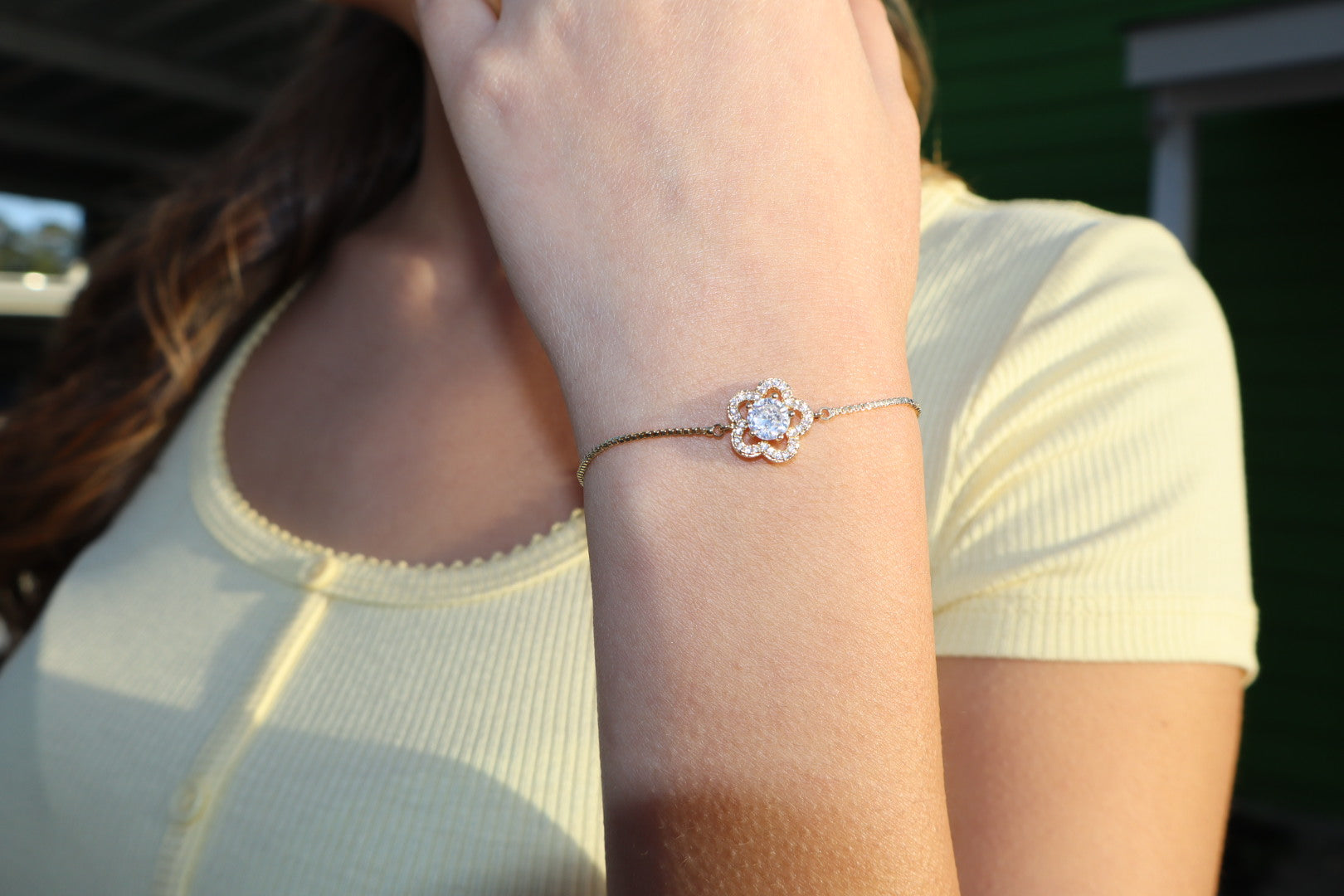 Flower bracelet