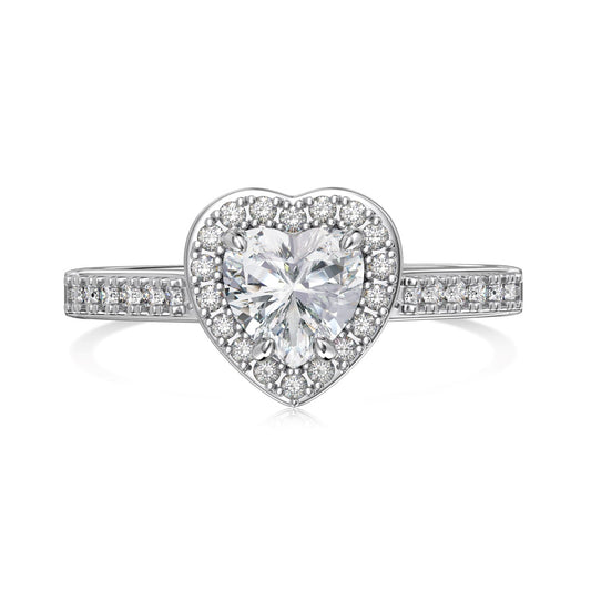 S925  Heart Promise ring