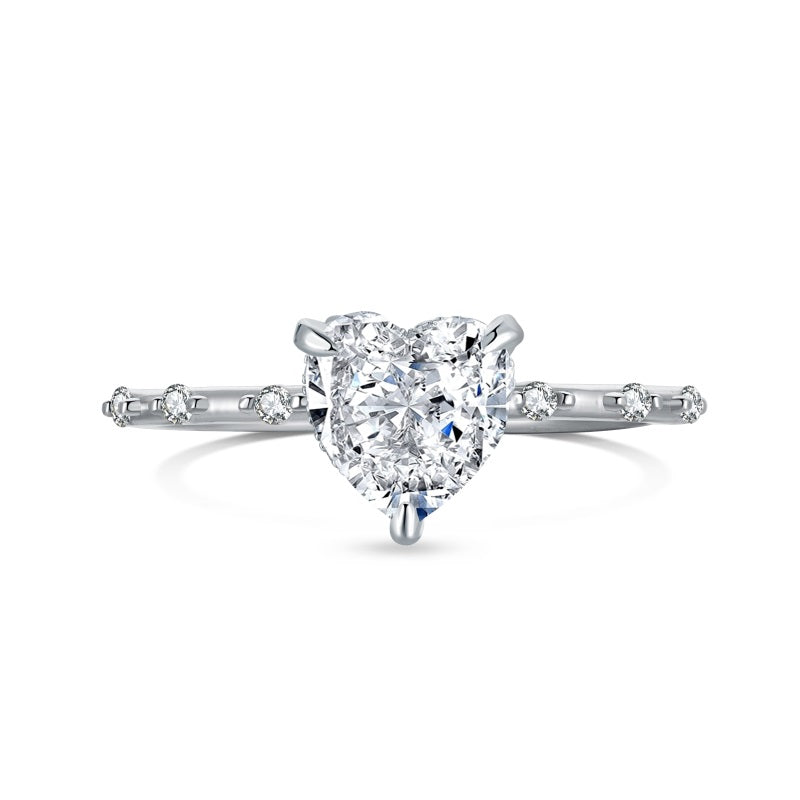 Anillo de plata de ley 925 para San Valentín