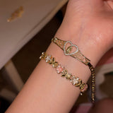 hibiscus flower bracelet