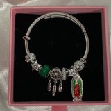 Pulsera de dijes de plata