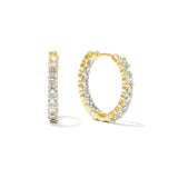 Bling babe hoops
