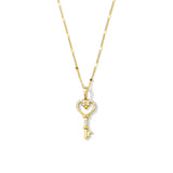 The key to my heart necklace