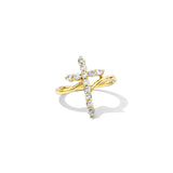 Faith and cross ring
