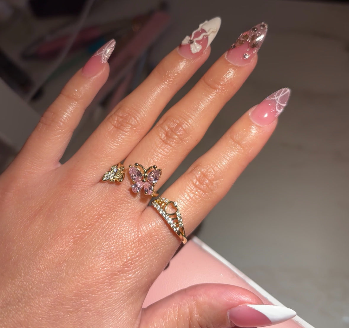 Anillo Stella blanco