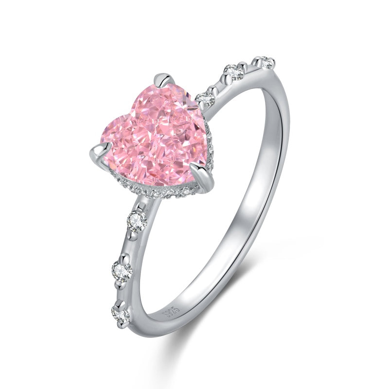 Pink Valentines 925 Sterling silver Ring