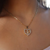 Corazón virgencita necklace 💫🤍