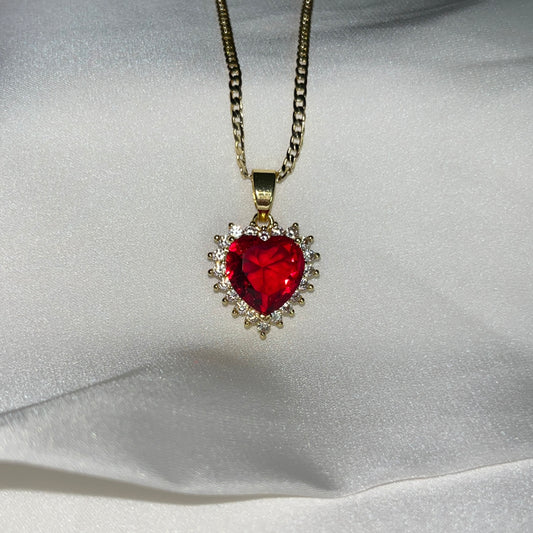 Red Heart Necklace