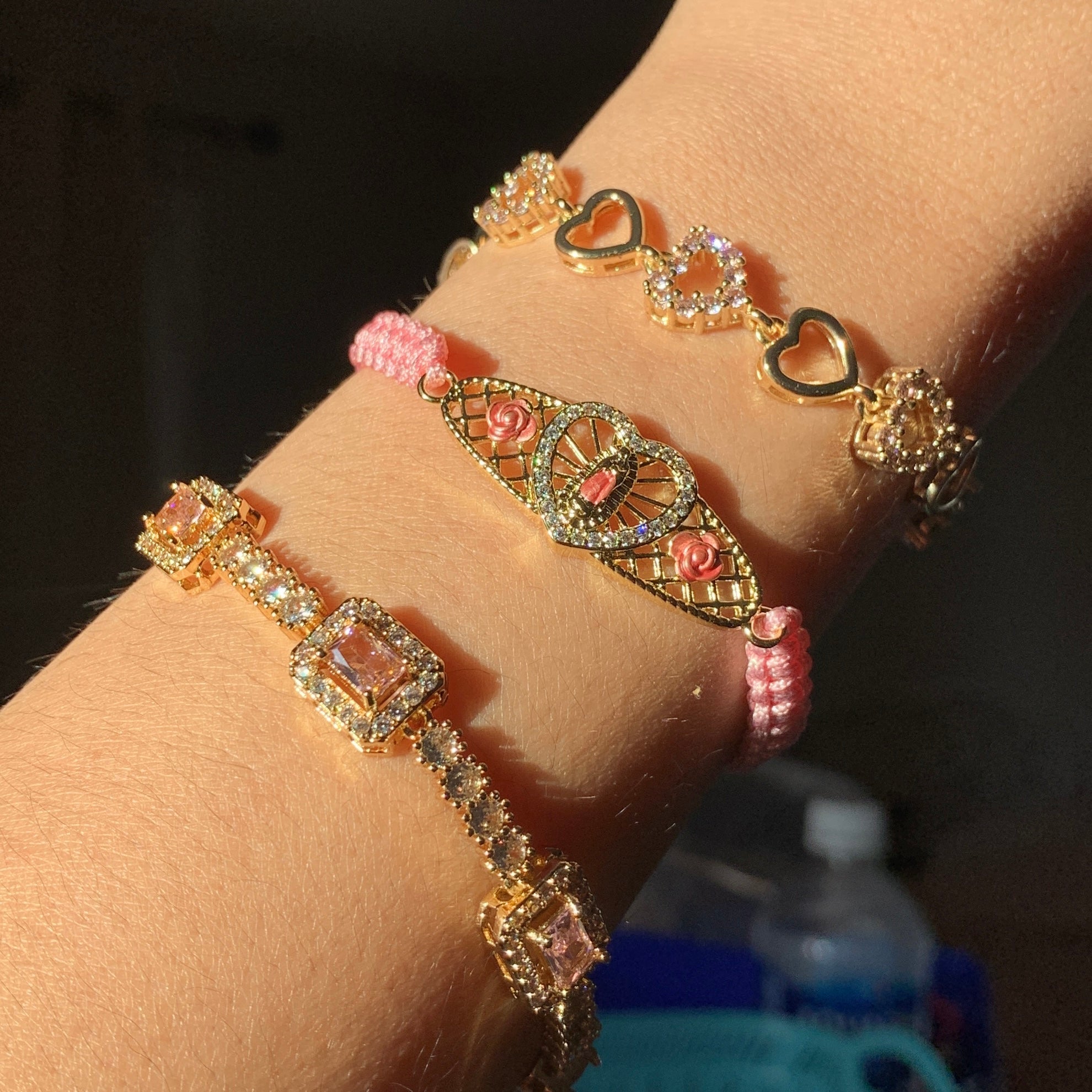 Corazón nylon bracelet
