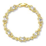 Pulsera de diamantes blancos