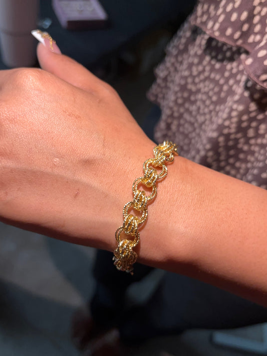 Sparkly layers bracelet