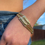 Religious Cuban Bracelet