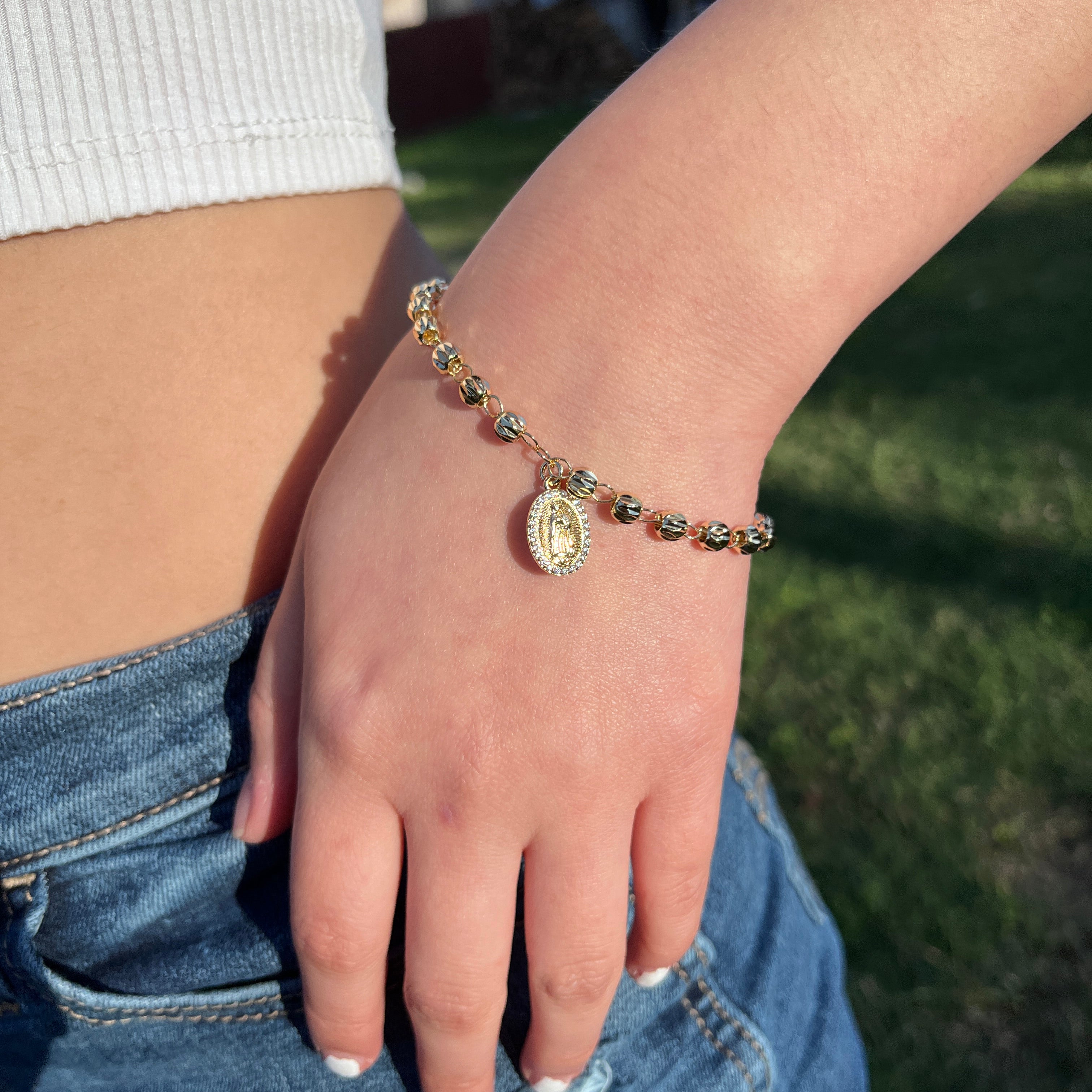 Bolita virgencita Bracelet