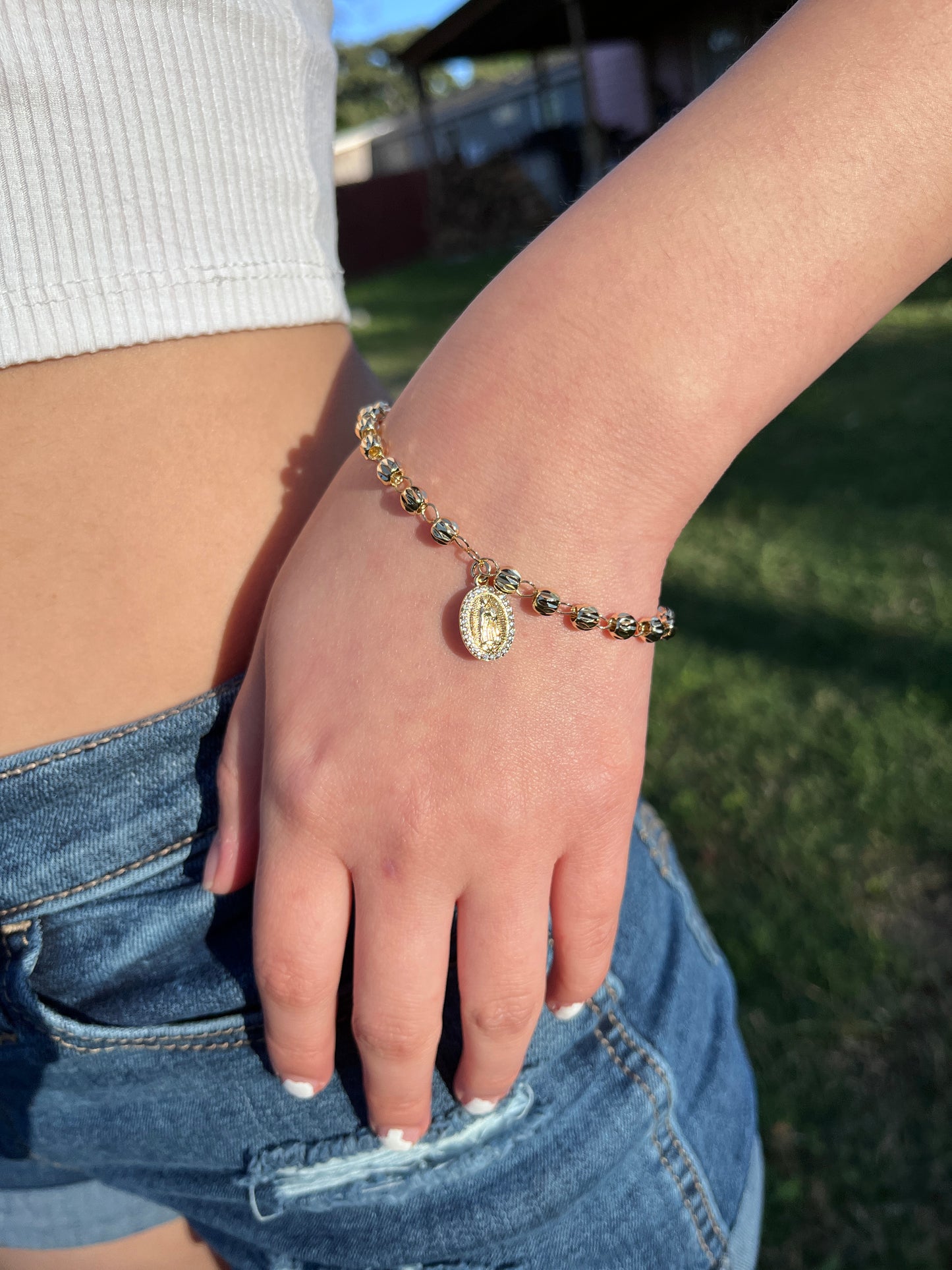 Bolita virgencita Bracelet