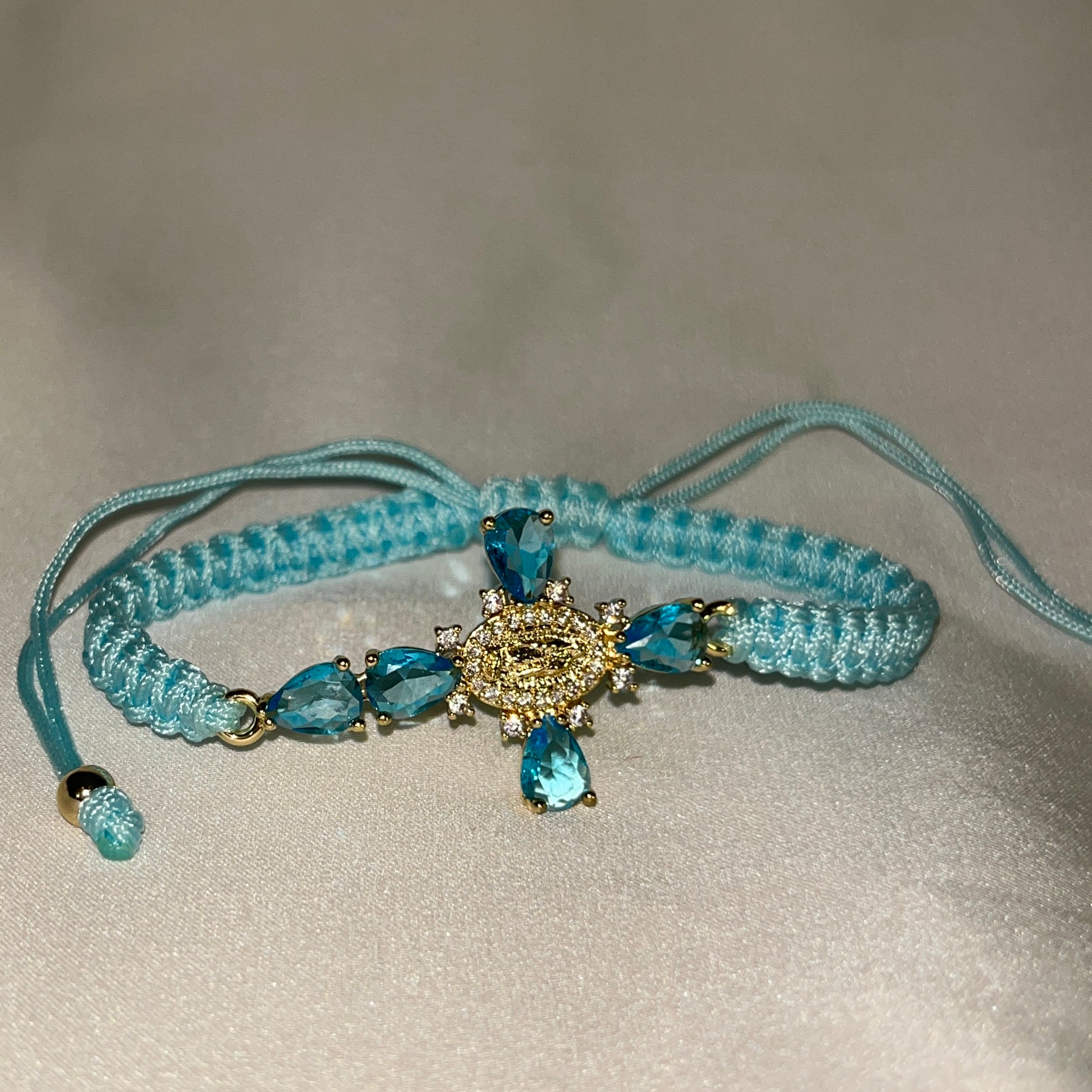 Pulseras religiosas de nailon