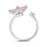 Anillo Samara Flower S925 (ajustable) (giros)