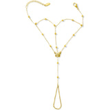 Mariposa Beaded Hand Chain