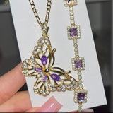Purple Diamond bracelet