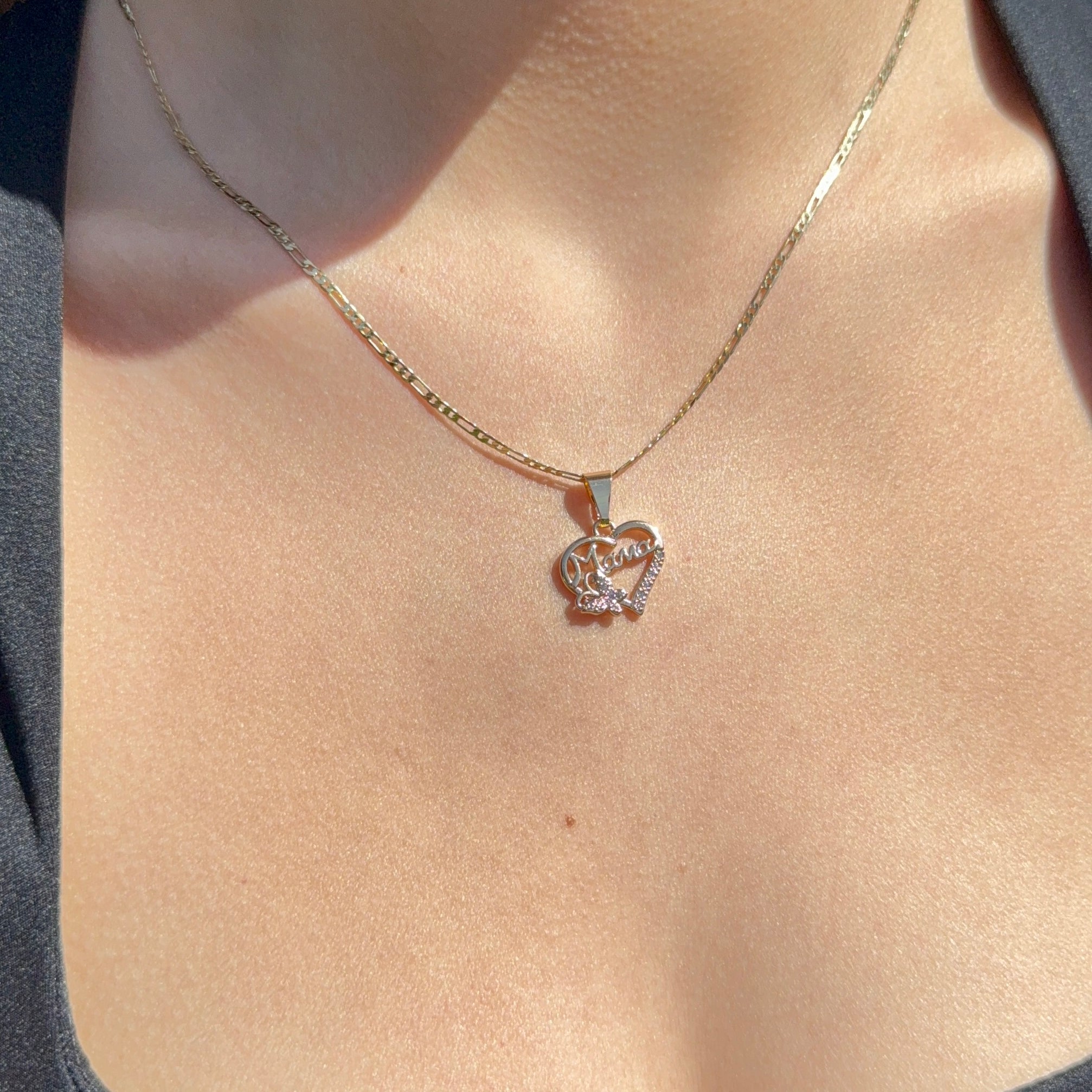 Mama butterfly necklace