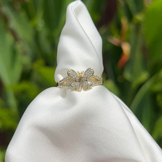 Fairy butterfly ring