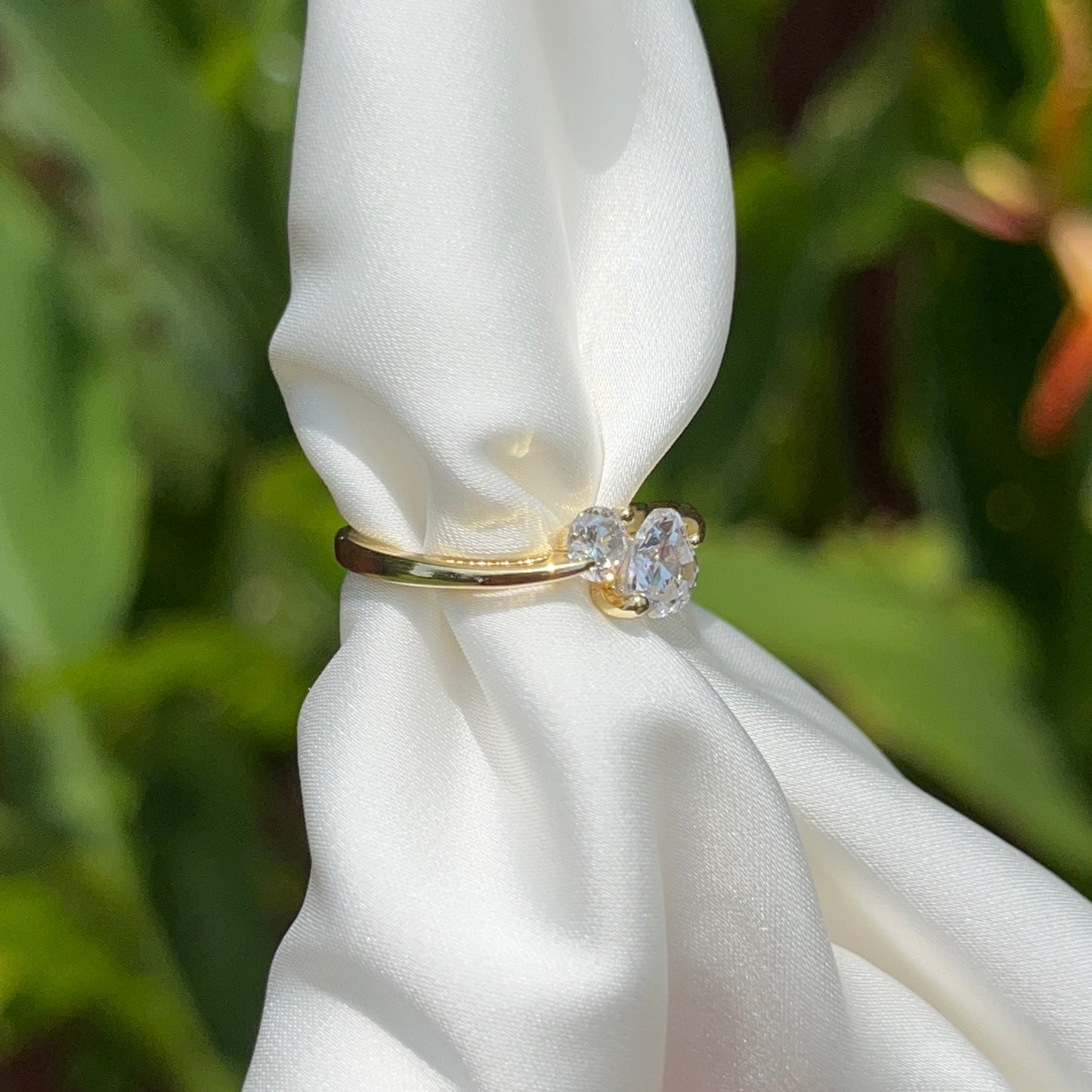 Heart leaf ring (valentines ring)