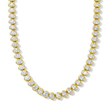 Oval Radiance Tennis Necklace