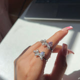 Pretty Bow 925 Sterling Silver Ring