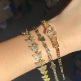 Pulsera Corazón Oro