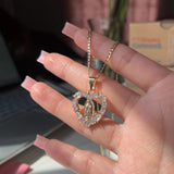 Corazón virgencita necklace 💫🤍