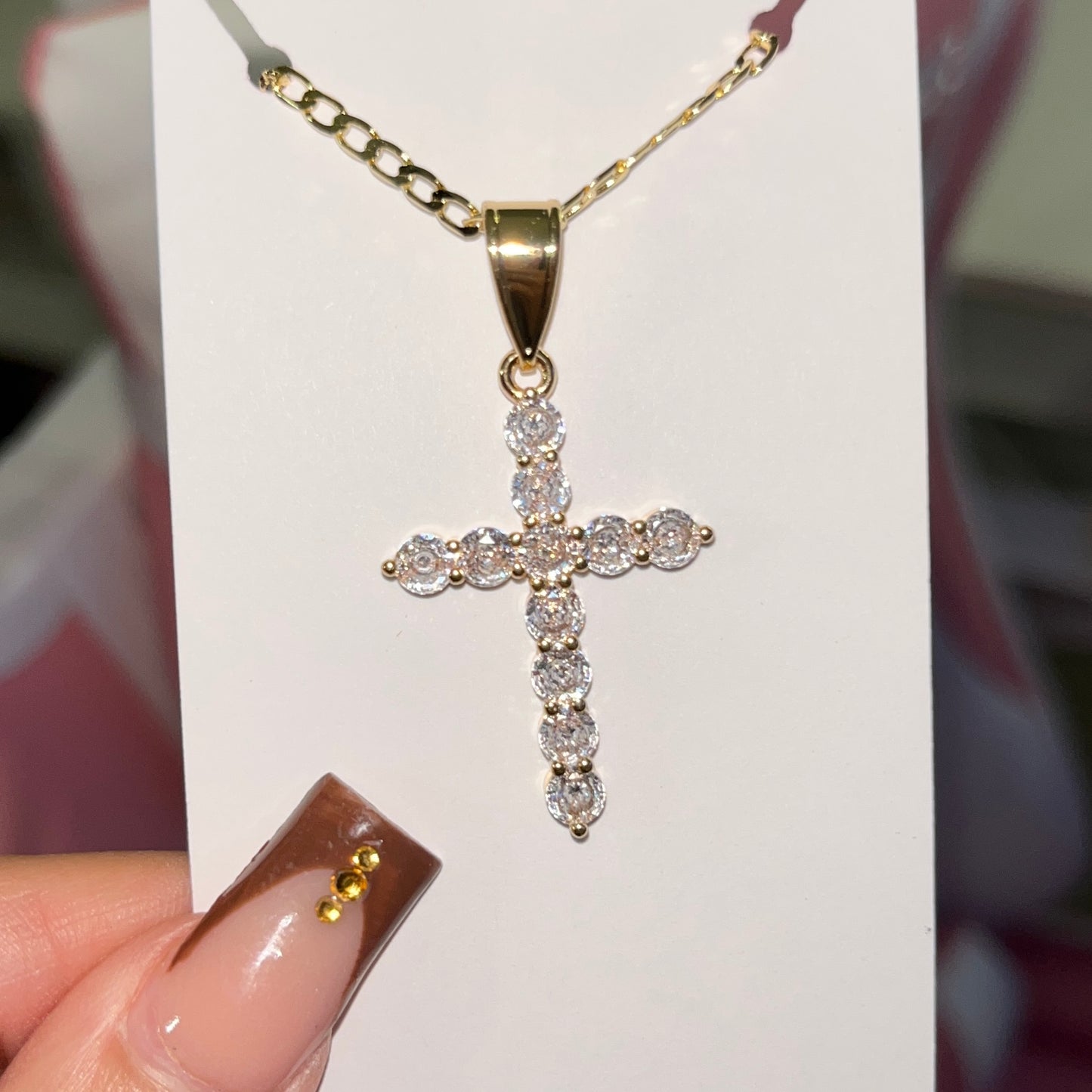 Paola cross Necklace