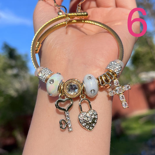 White charm bracelet