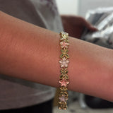 hibiscus flower bracelet
