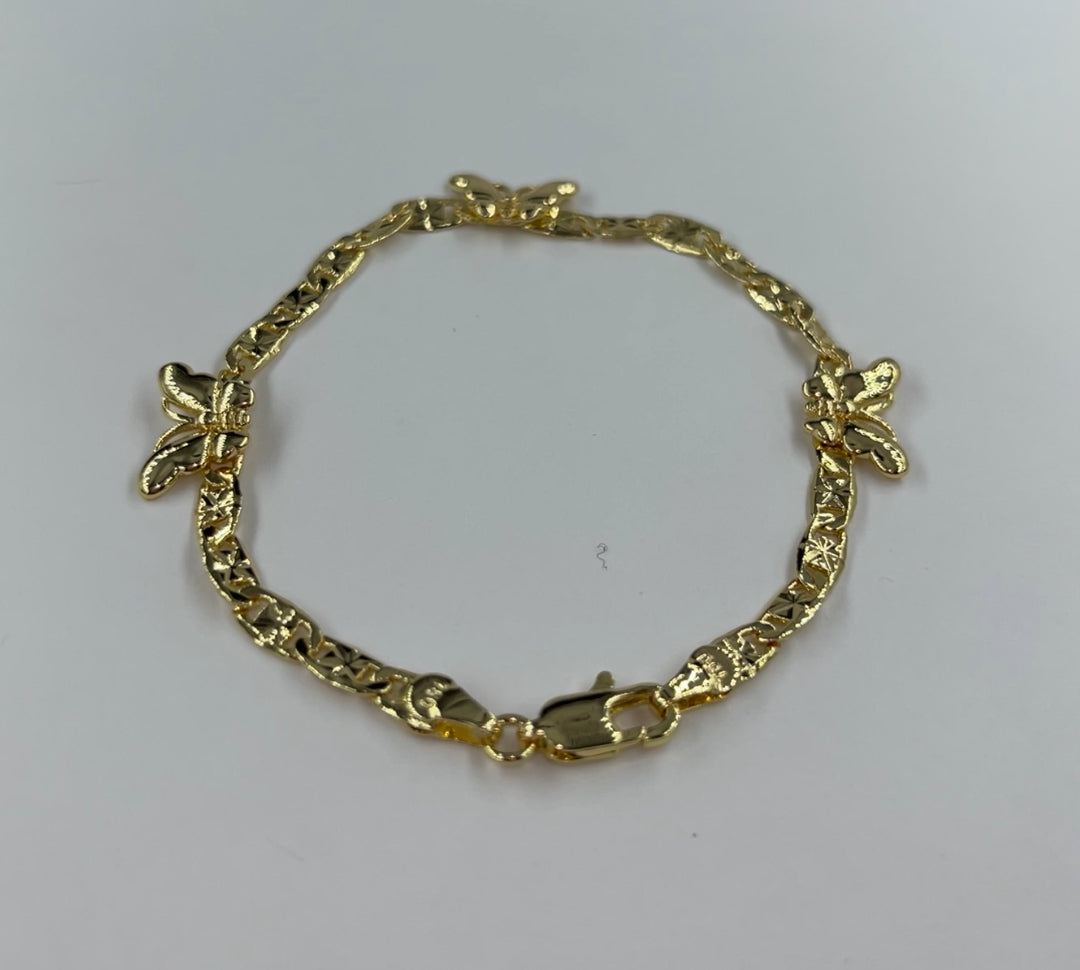 Mariposa oro bracelet