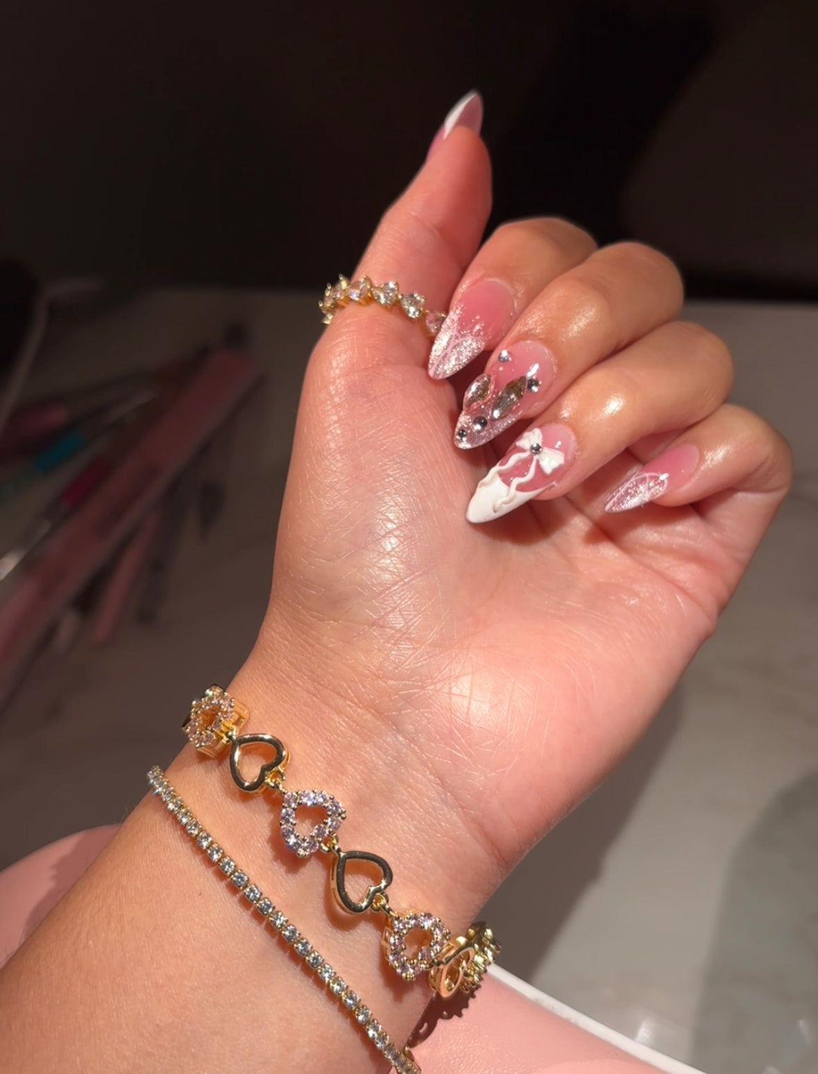 Pulseras de corazón