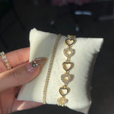 Heart bracelets