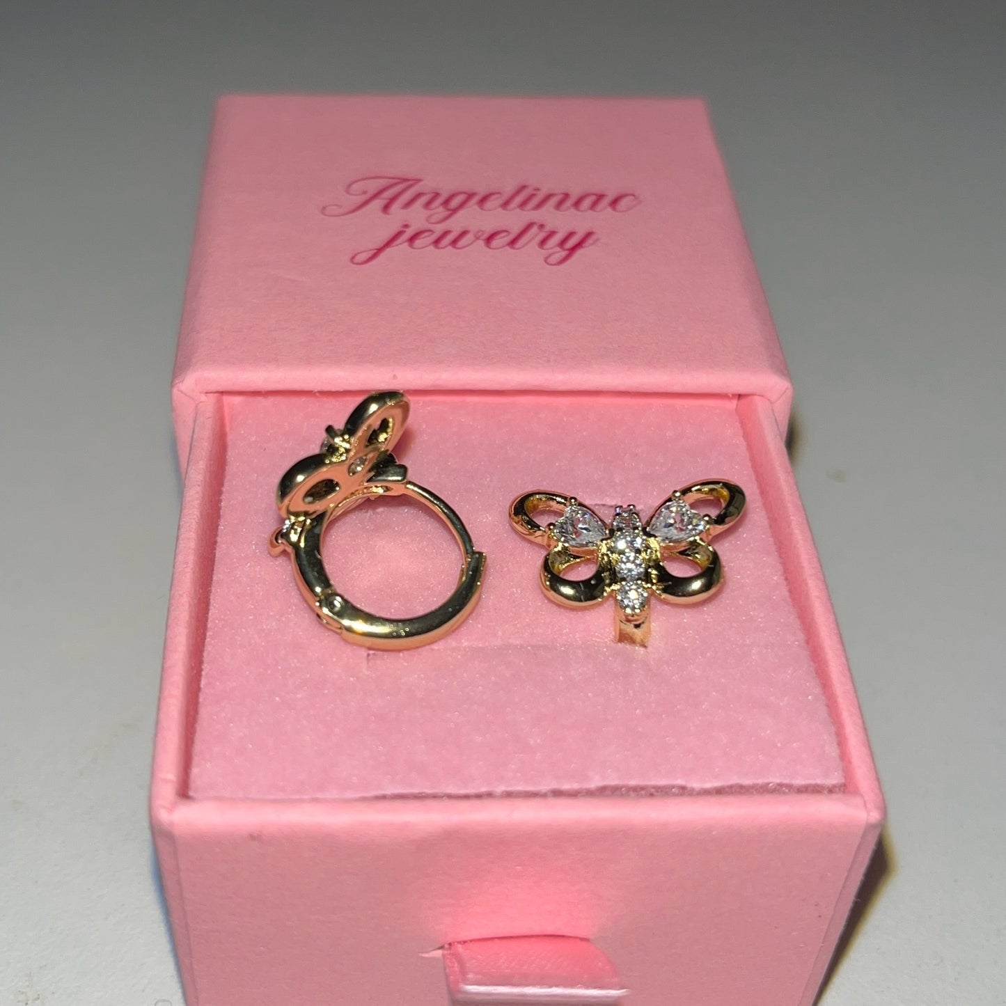 Heart Butterfly Earrings