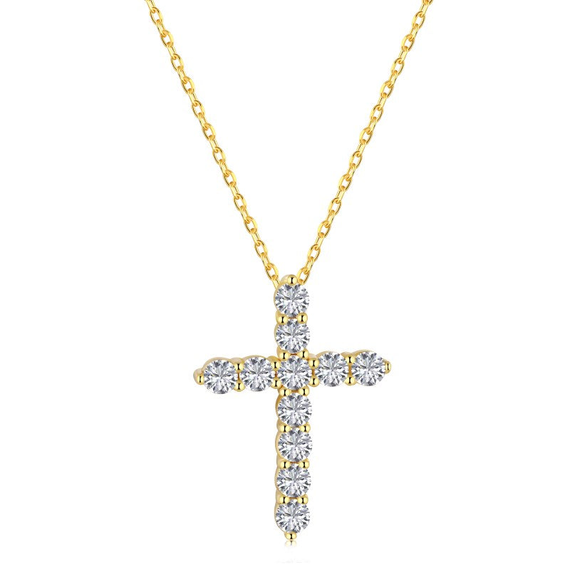 #2 Cross 925 Sterling Silver Necklace