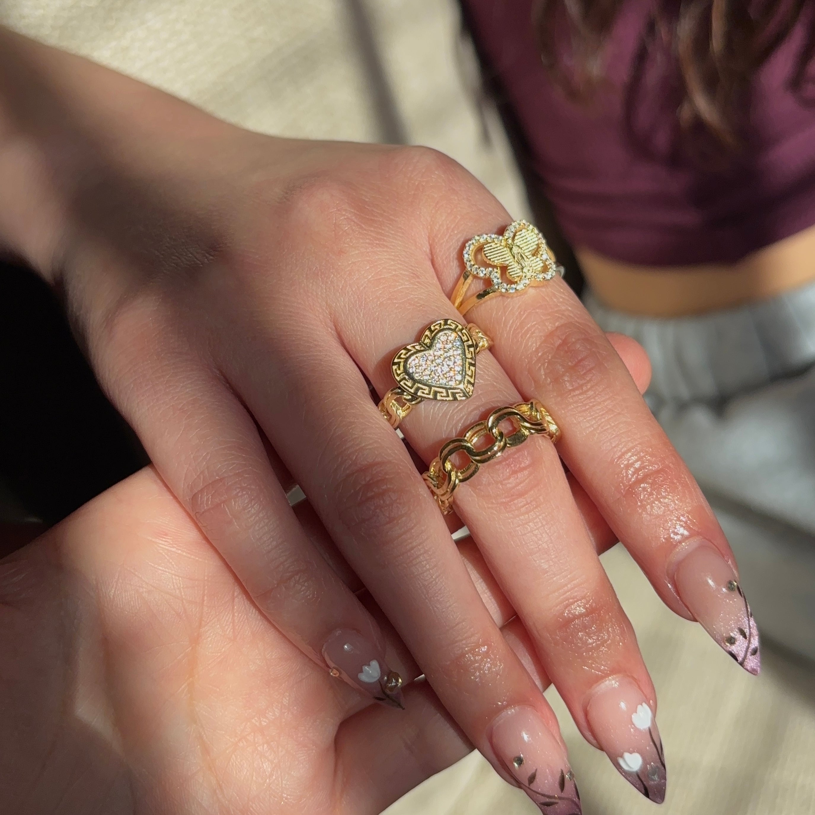 925 Virgen Mary Rings