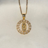 Collar de la Virgen María con forma de corazón
