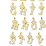 Initial necklaces with crown
