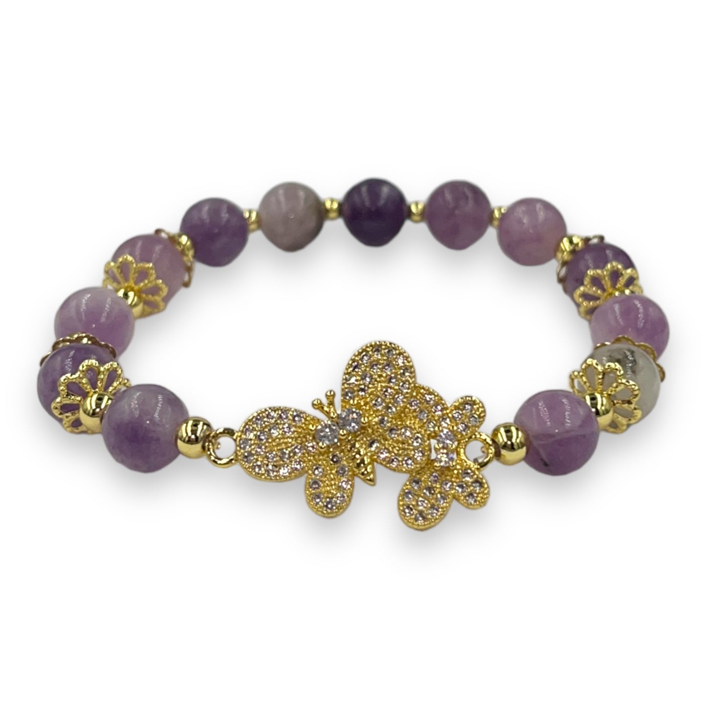 Amethyst Butterfly bracelet